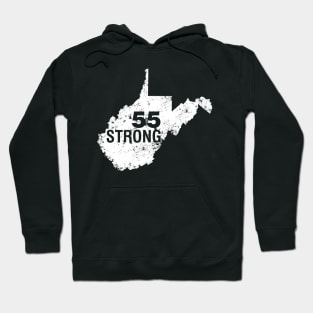 55 United - West Virginia 55 United - WV STRONG - 55 Strong Shirt Hoodie